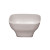 14 oz, 4 3/4" x 4-3/4", 2-1/2" Deep, Round Square Bowl, Passion White/EACH