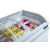 56" Commercial White Mobile Chest Freezer w/ (4) Baskets