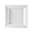 Super White Porcelain Deep Square Plate 10" - 1dz/case