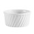 Porcelain Soufflé Bowl Fluted BoneW 6oz 3 1/2" - 3dz/case