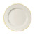 American White Stoneware Plate #4 Gold Band 6 3/8" - 3dz/case