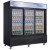 Commercial Glass Sliding 3-Door Merchandiser Refrigerator (78" x 32" x 79 1/2")