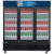 Commercial Glass Swing 3-Door Merchandiser Refrigerator (78" x 31 7/8" x 79 1/2")