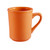 Embossed Porcelain Mug Tangerine 8oz 3 1/4" - 3dz/case