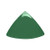 Stoneware Triangular Flat Plate Green 8 1/2" - 2dz/case