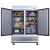 55" 2-Door Commercial Refrigerator in Stainless Steel