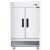 47" Compact 2-Door Commercial Freezer in Stainless Steel