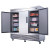 83" 3-Door Commercial Freezer in Stainless Steel