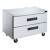 36" 2-Drawer Undercounter Commercial Refrigerator in Stainless Steel
