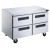 48" 4-Drawer Undercounter Commercial Refrigerator in Stainless Steel