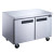 48" 2-Door Undercounter Freezer in Stainless Steel