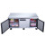 3-Door Undercounter Commercial Refrigerator in Stainless Steel
