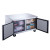 36" 2-Door Undercounter Freezer in Stainless Steel