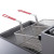Natural Gas Fryer with 4 Tube Burners