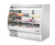 Migali C-DC-5 60" x 55.4" Deli Case, 28.5 Cu Ft, Stainless Steel, Curved Glass, LED, 2 Shelves