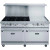 60" Gas Range with Six (6) Open Burners & 24" Griddle
