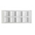 Rectangular 8-Compartment Tasting Tray – 13 1/2", 1 oz. x 8, Porcelain, 12/Case