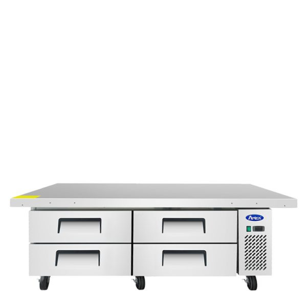 76″ Refrigerated Chef Base, Extended Top