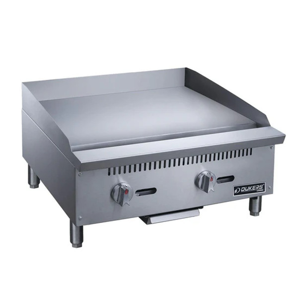24 Inch Griddle with 2 Burners