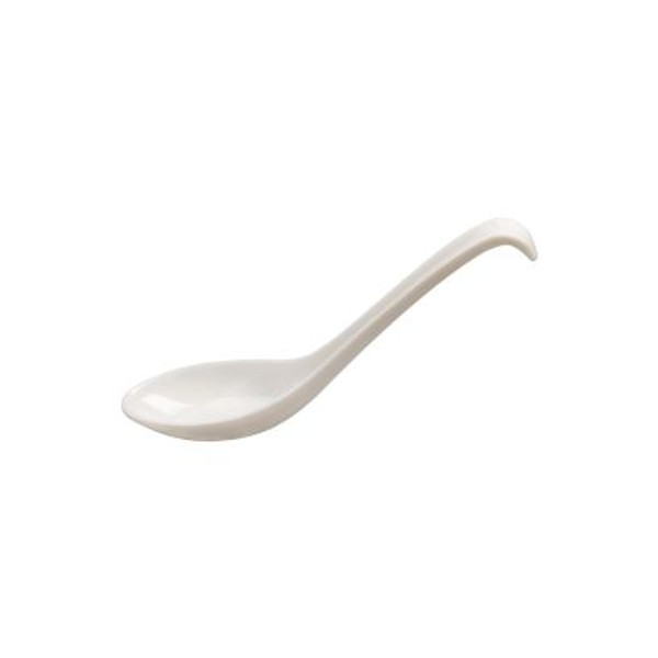 Soup Spoon – 0.5 oz., 6 3/4", White Melamine, 72/Case