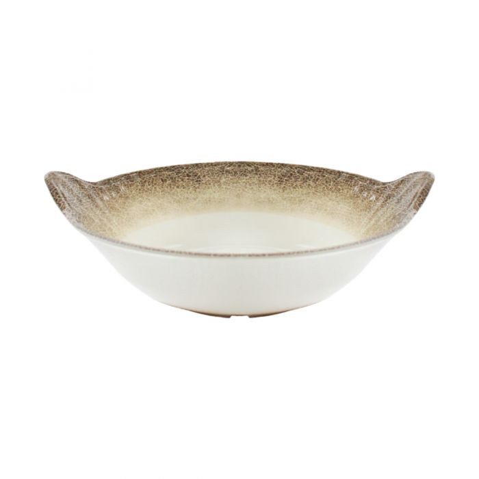 4 qt/128 oz, 12-7/8" Diameter x 3-1/2" Deep, Bowl with 1-1/4" handles, Jazz Dinnerware - 1/case