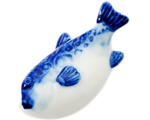 2.25"x1" CHOPSTICKS REST-FUGU - 12/case