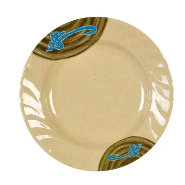 10-1/2" Diameter x 1-3/8" Height, Curved Rim Plate, Wei Dinnerware/DOZEN