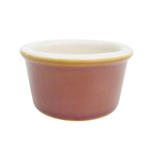 Porcelain Ramekin Brown/AW 5oz 3 3/8" - 4dz/case