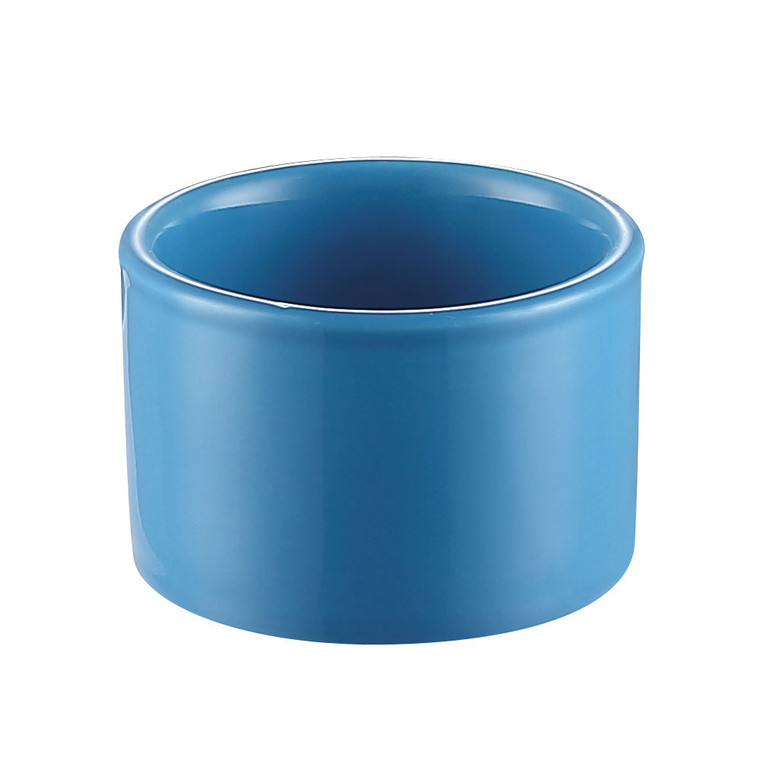 Porcelain Straight Ramekin Peacock 5oz 3" - 2dz/case