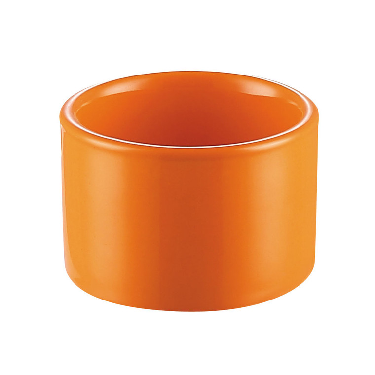 Porcelain Straight Ramekin Tangerine 5oz 3" - 2dz/case