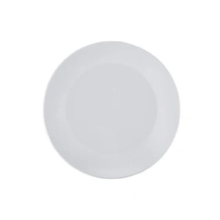 Melamine Brighton Coupe Plate White 8-1/4" - 3dz/case