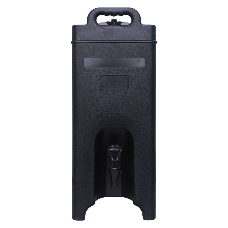 Beverage Carrier/Dispenser Insulated Black 5Gal - 1set/case