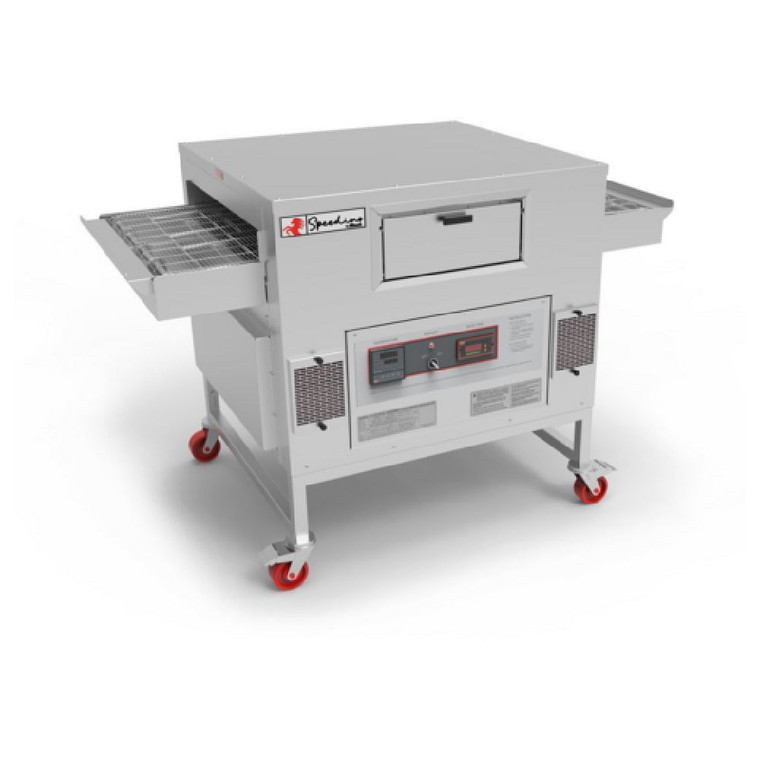 Migali Industries MSP-2638 Speedino® Conveyor Pizza Oven 62.4”W X 35.4”D X 42.7"H Balanced Air Flow System