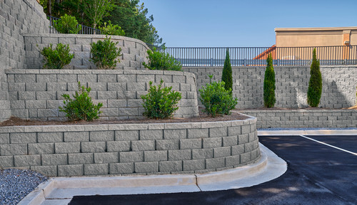WALL KEYSTONE REGAL PRO 8" DARK GRANITE