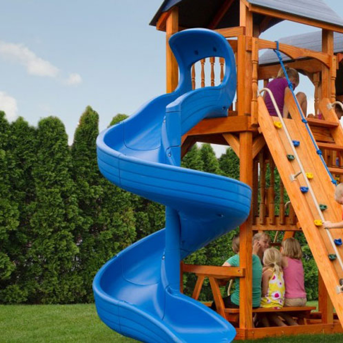 Super Open Spiral Slide - SwingSetMall.com