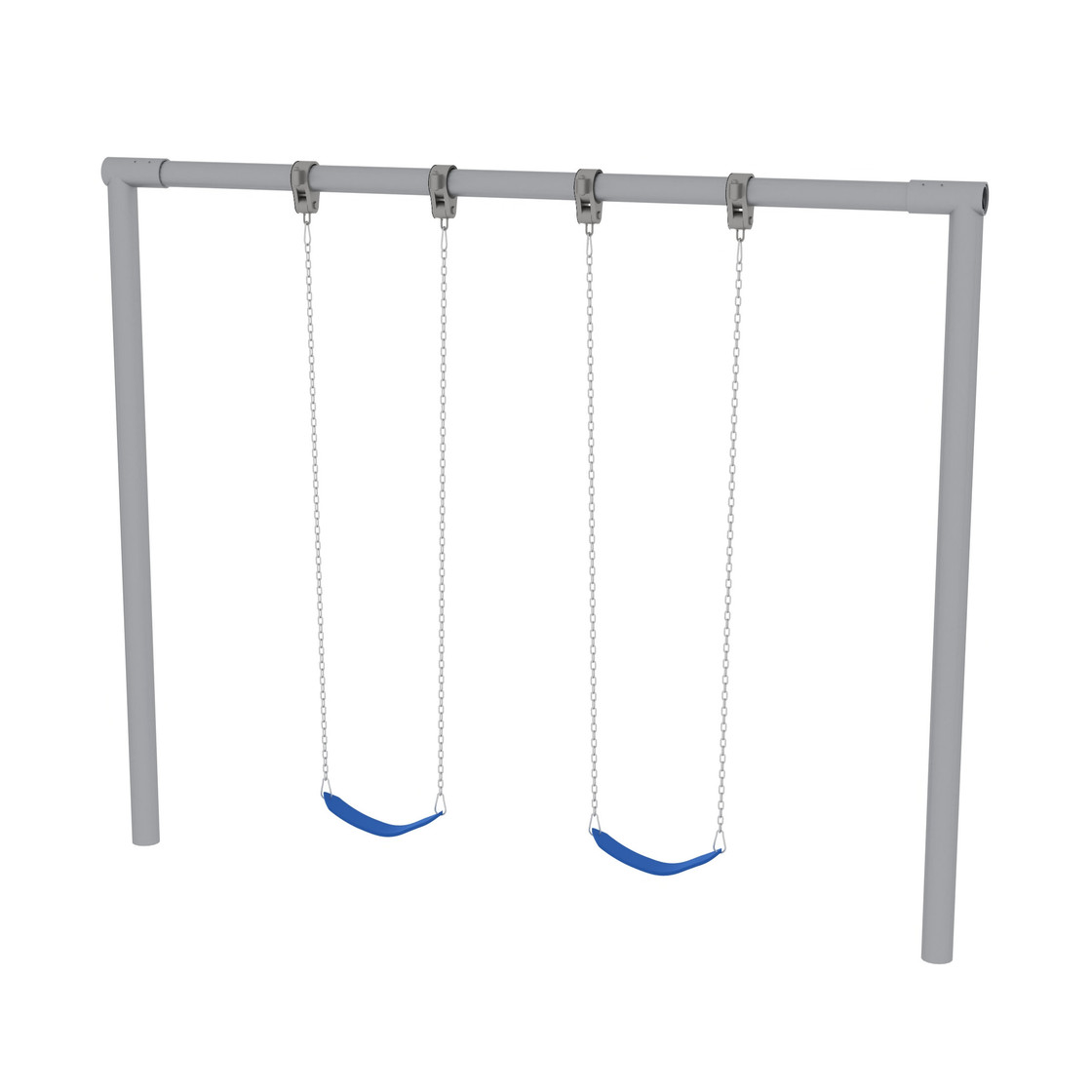 Metal Post Swing Set with 2 Swings (CP-PS20)