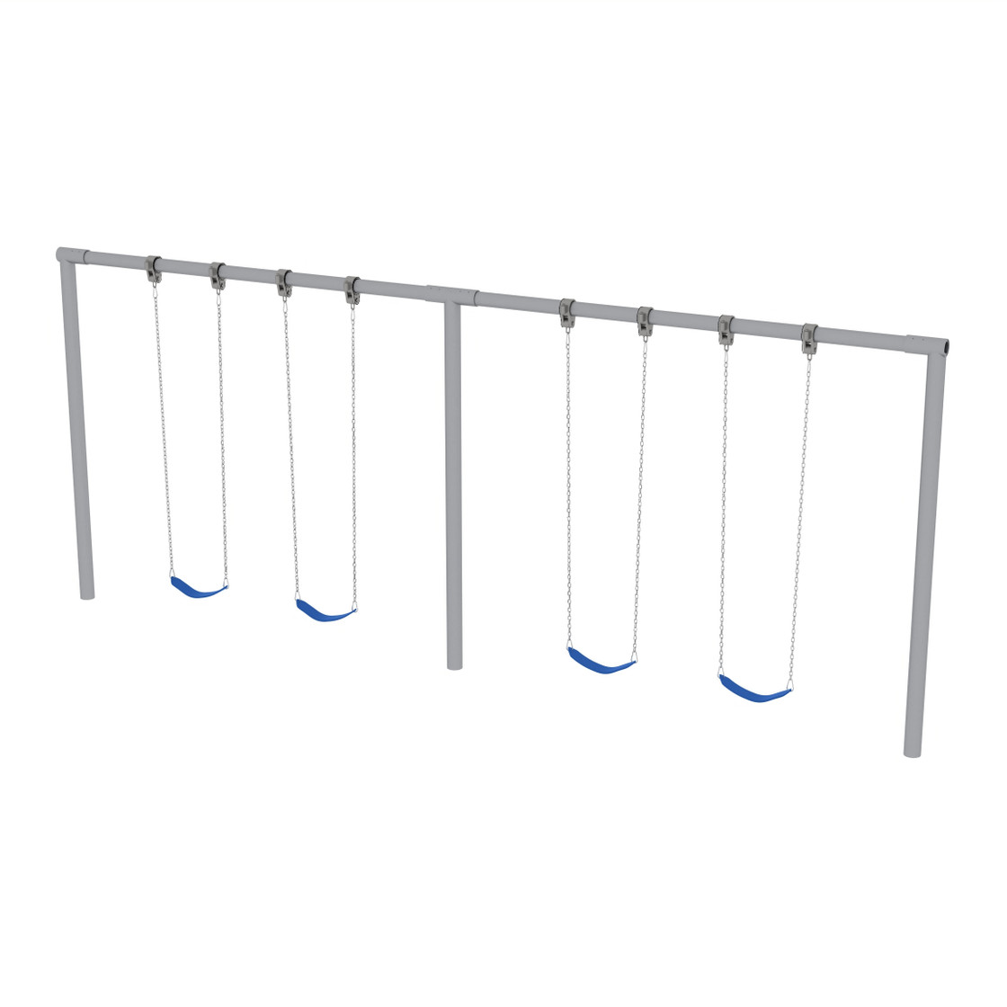 Metal Post Swing Set with 4 Swings (CP-PS40)