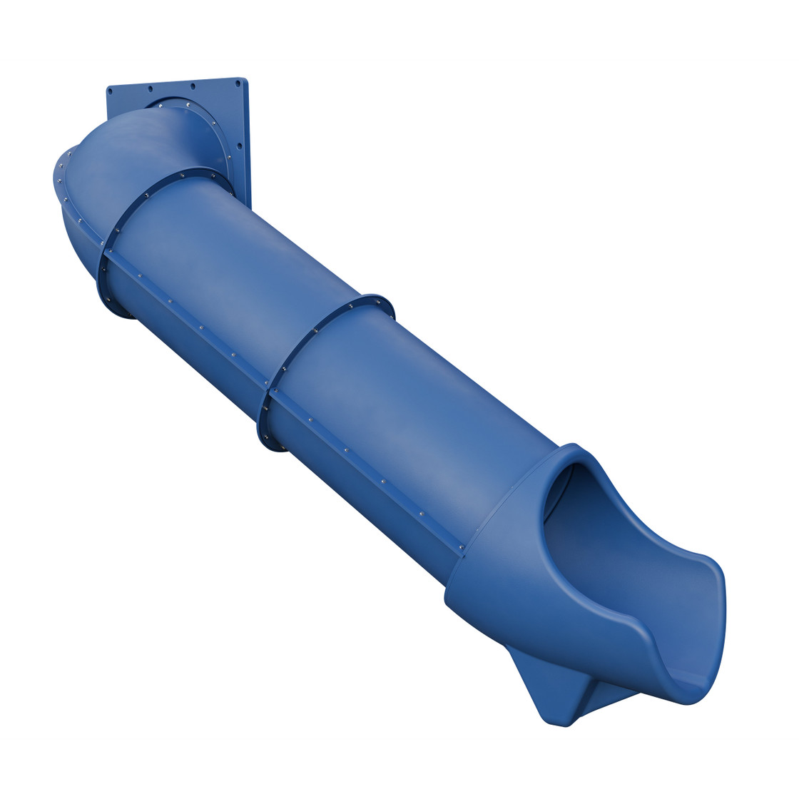 H&O × NW  SLIDE-SIDETOP25 7 ft Sidewinder Hook Left Tube Slide - SwingSetMall.com