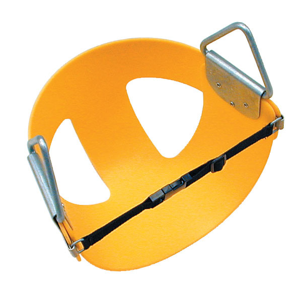 Half Bucket Swing Seat with Black Strap