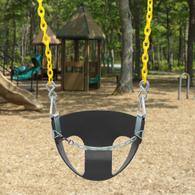Commercial Half Bucket Swing with 8'6
