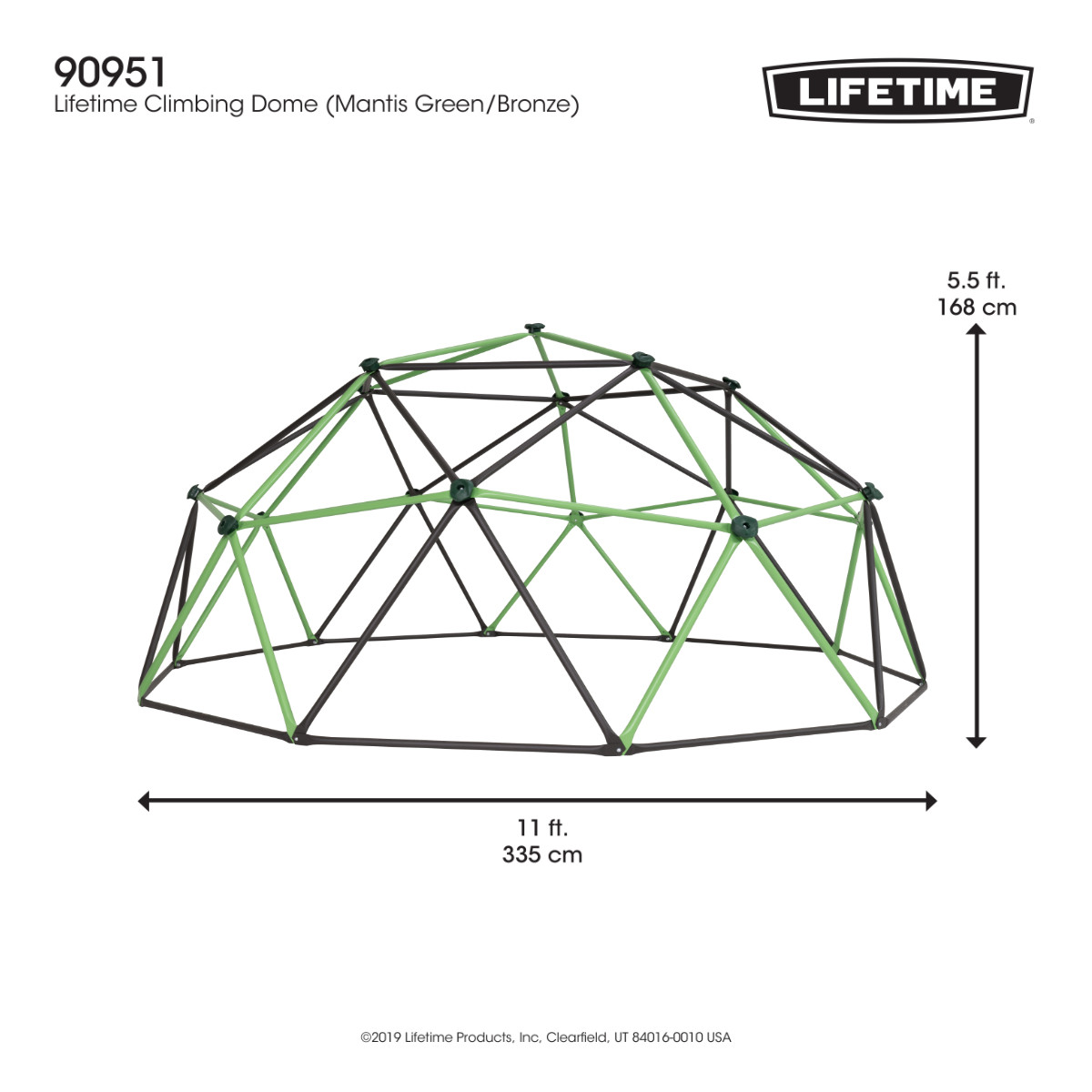 Lifetime Extra Large Climbing Dome - SwingSetMall.com