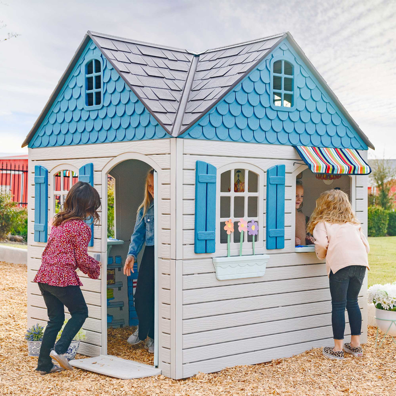 Lifetime Imagination Backyard Playhouse - SwingSetMall.com