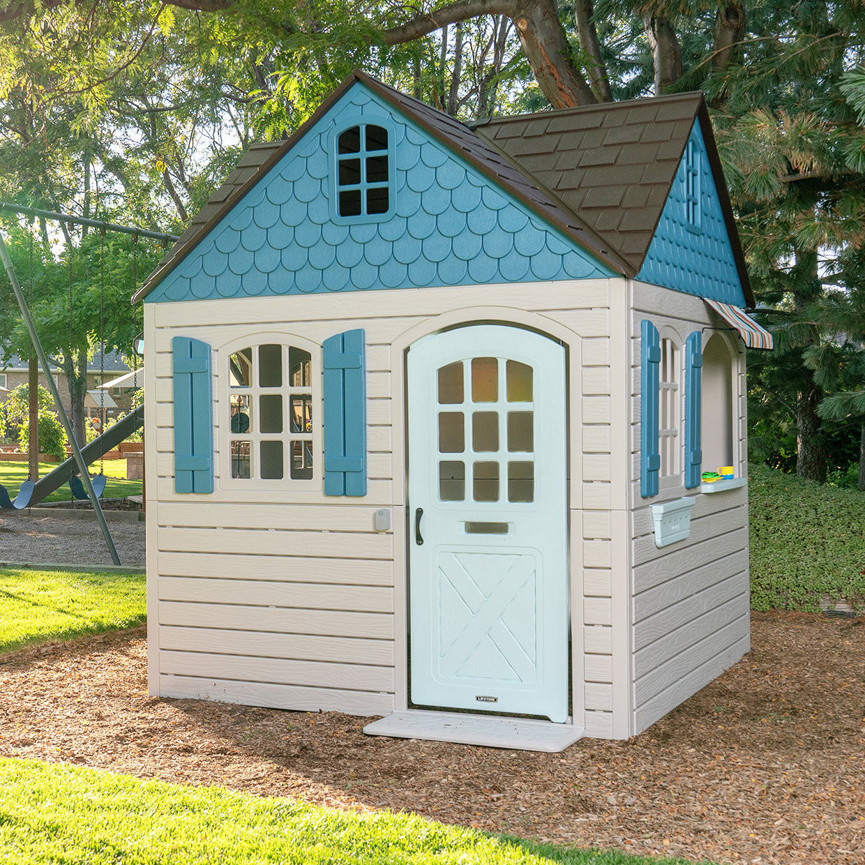 Lifetime Imagination Backyard Playhouse - SwingSetMall.com