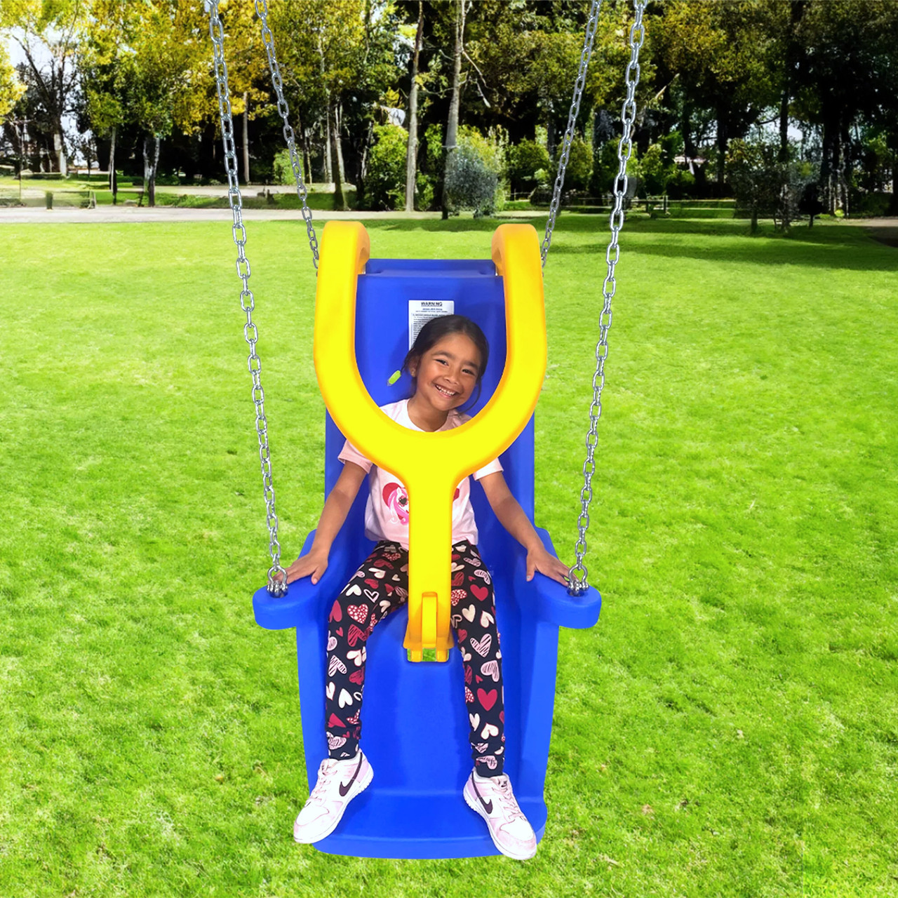 ADA Accessible Commercial Swing with Yoke and Chain