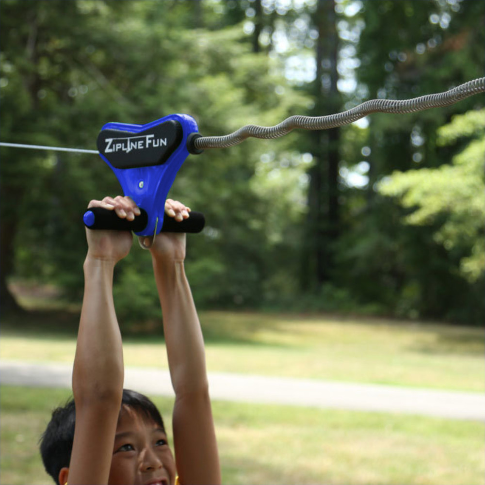Zipline Fun - 90 ft Zip Line Bundle - SwingSetMall.com
