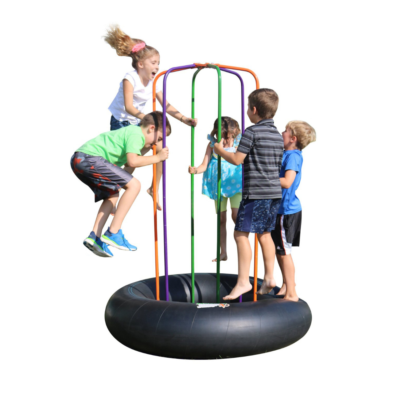 Monkey Jump Inner Tube Bouncer - SwingSetMall.com
