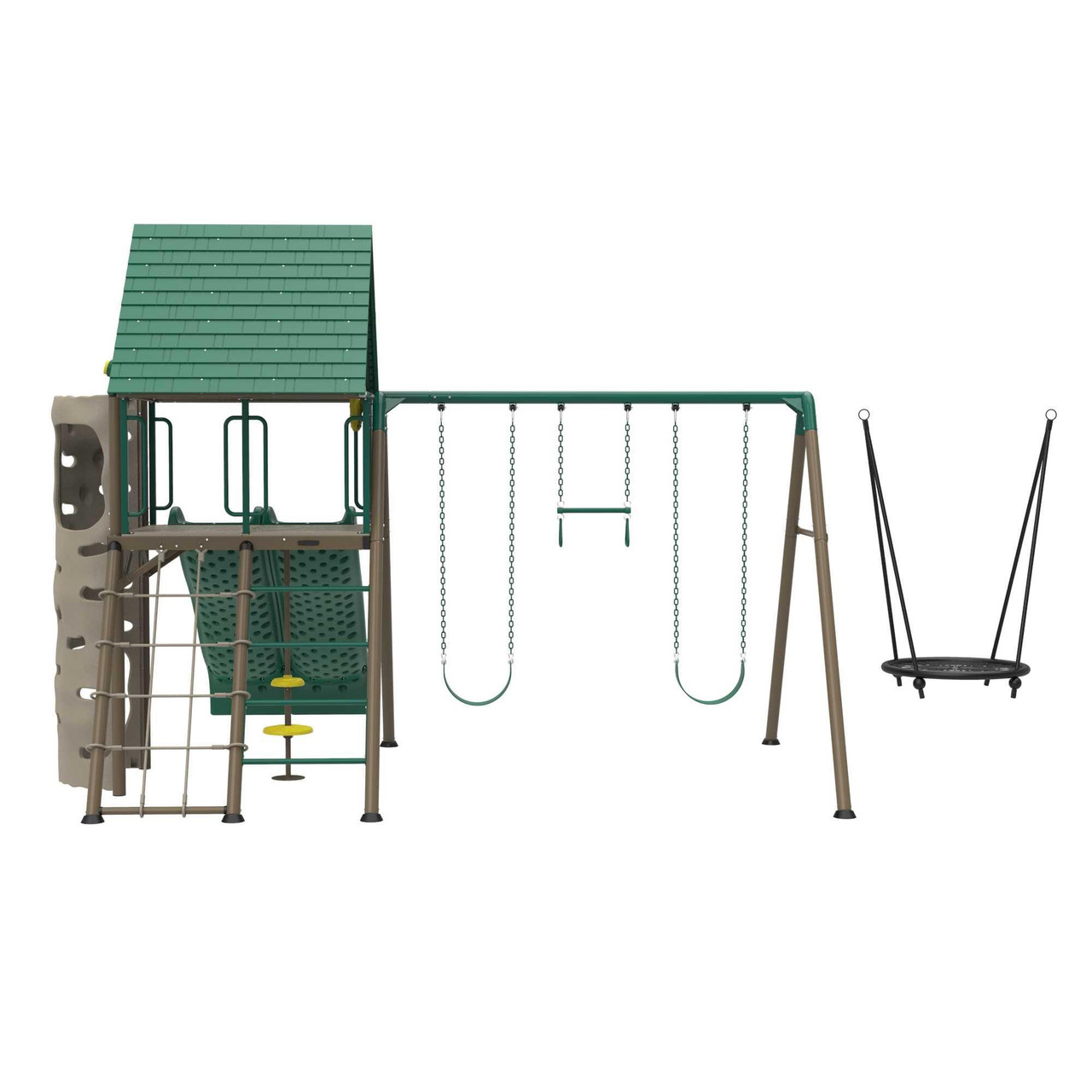 Lifetime Big Stuff Two-Slide Swing Set - SwingSetMall.com