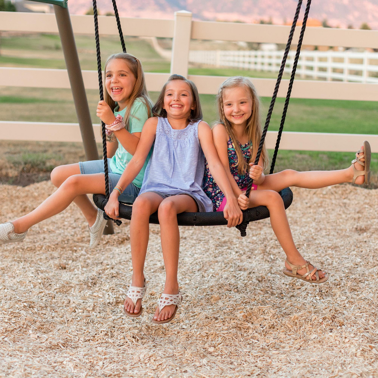 Lifetime Big Stuff Two-Slide Swing Set - SwingSetMall.com