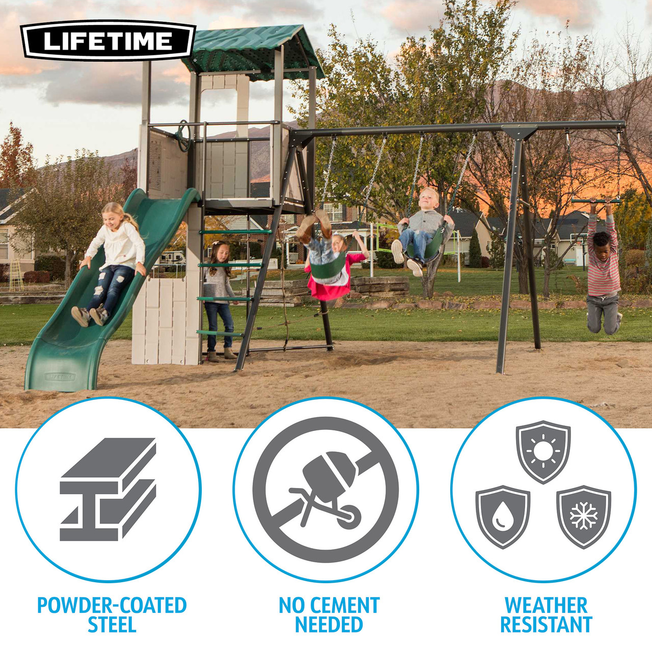 GRAPEVINE「Lifetime」 Lifetime Adventure Clubhouse Playset - SwingSetMall.com