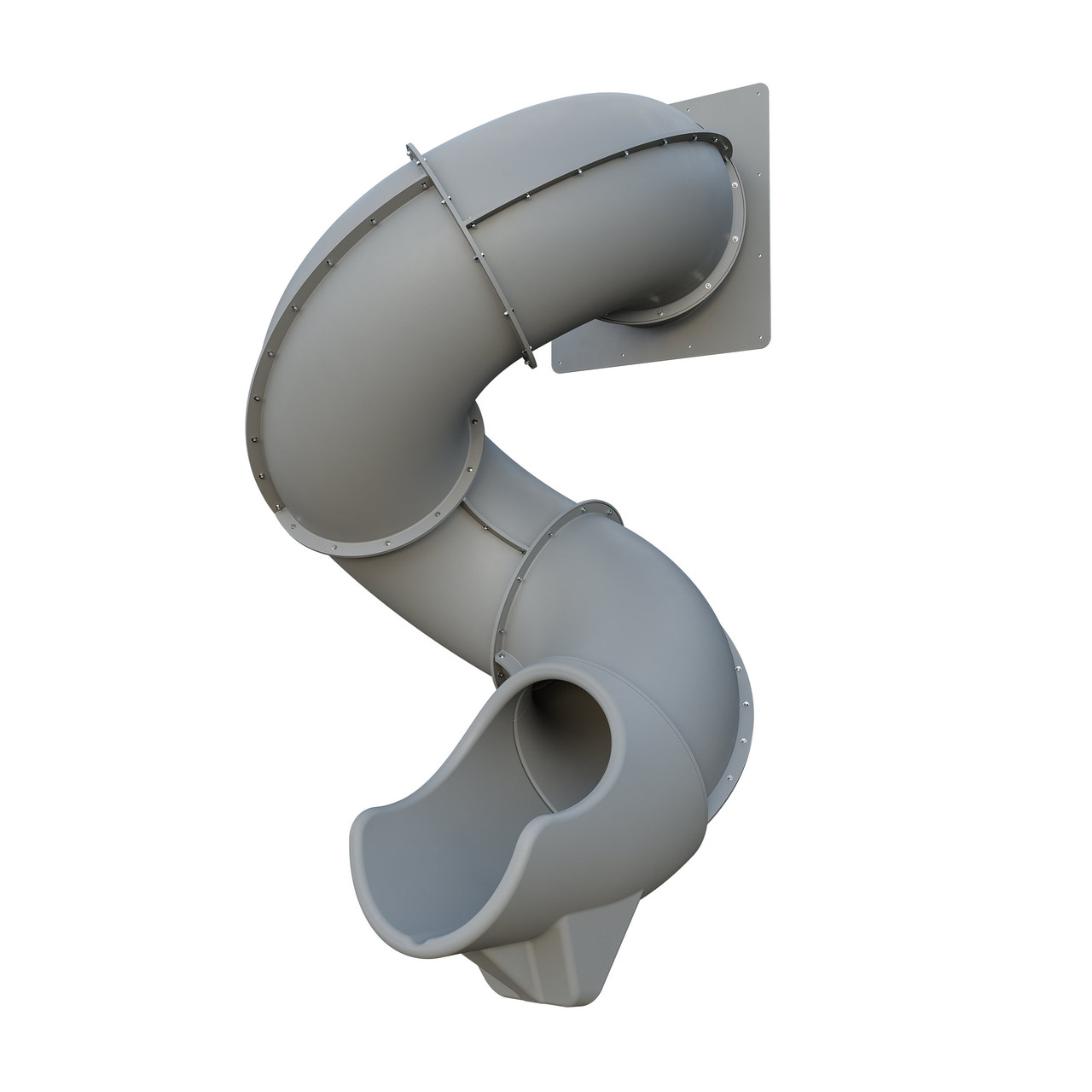 7 ft Turbo Twister Spiral Tube Slide - SwingSetMall.com